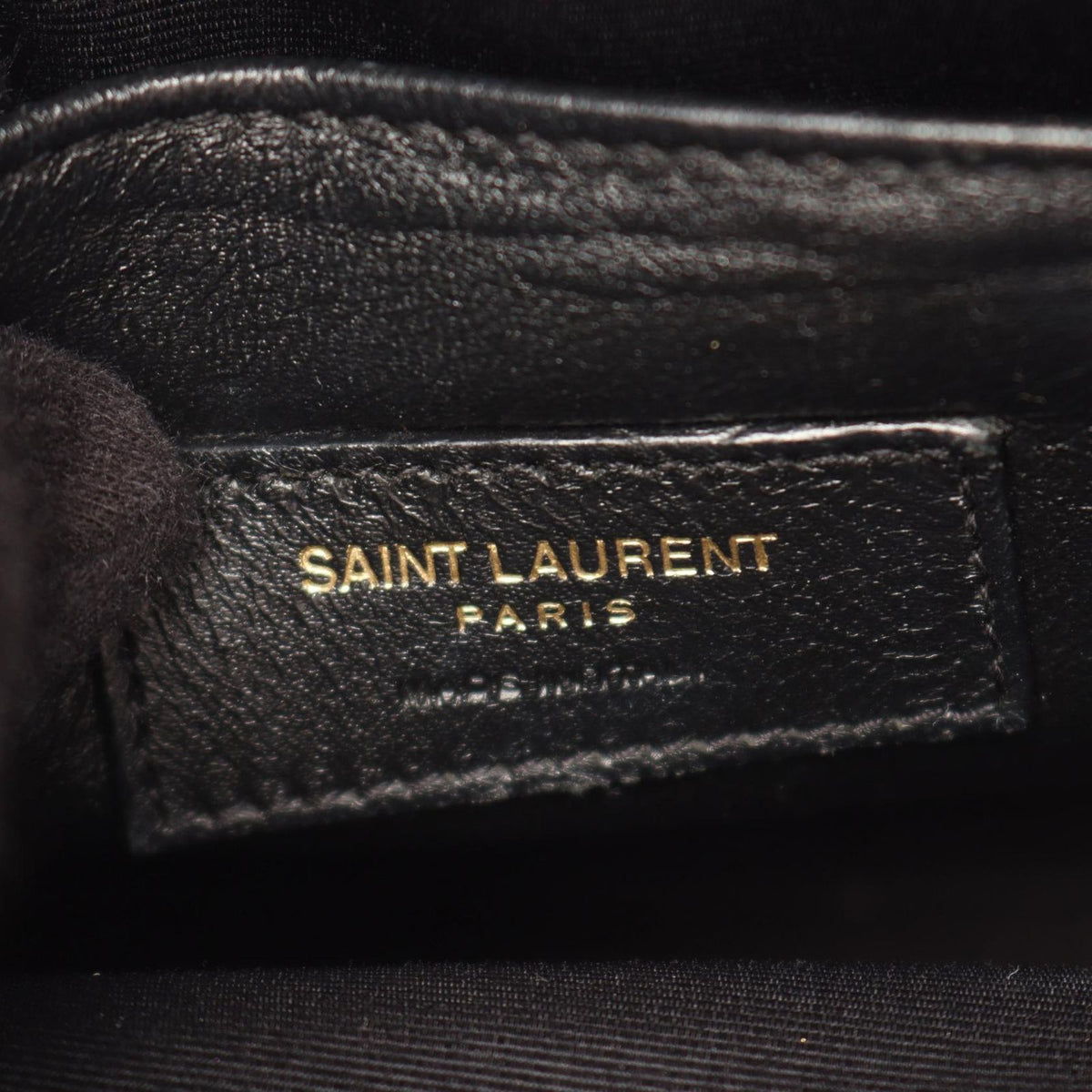 Saint Laurent Paris Handle Classic Baby Sac de Jour 2-Way Ivory Brown Canvas — view 4