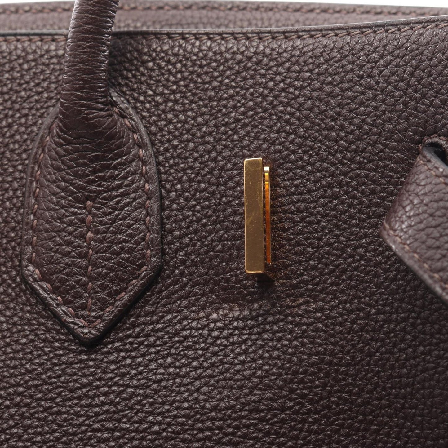 Hermes Birkin 30 Chocolat Handbag — view 8