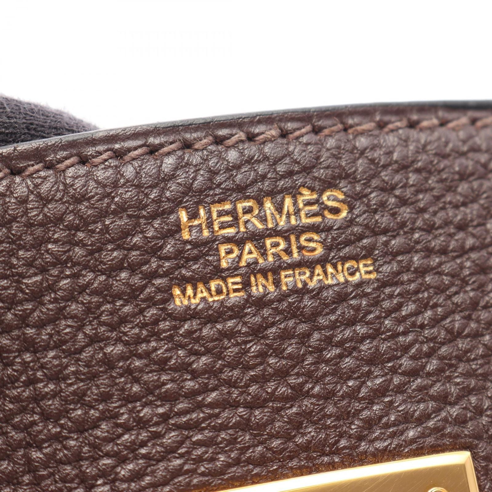 Hermes Birkin 30 Chocolat Handbag — view 4