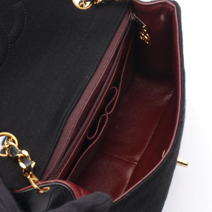 Chanel Shoulder Bag Mini Quilted 20 Black Lambskin Chain — view 3