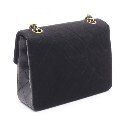Chanel Shoulder Bag Mini Quilted 20 Black Lambskin Chain — view 2