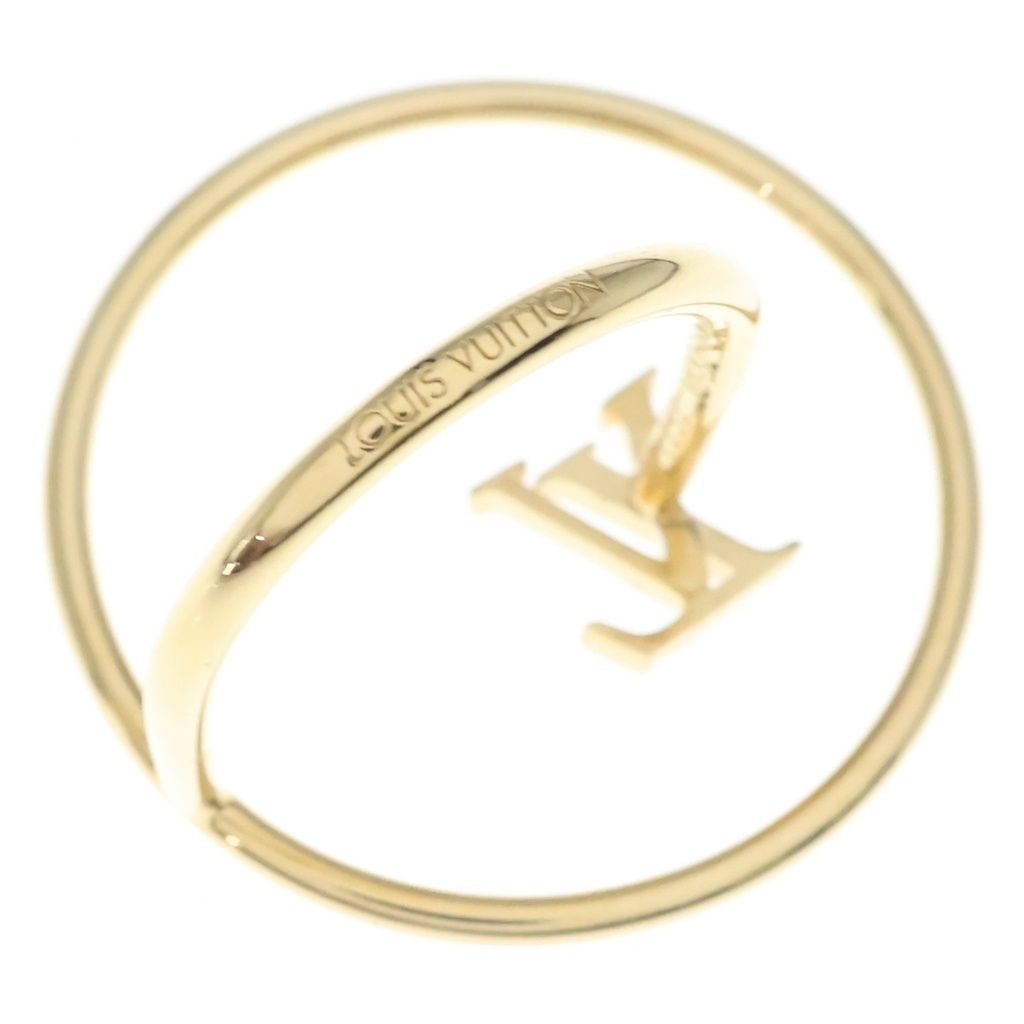 Louis Vuitton Bague LV Eclipse Logo Ring Gold — view 5