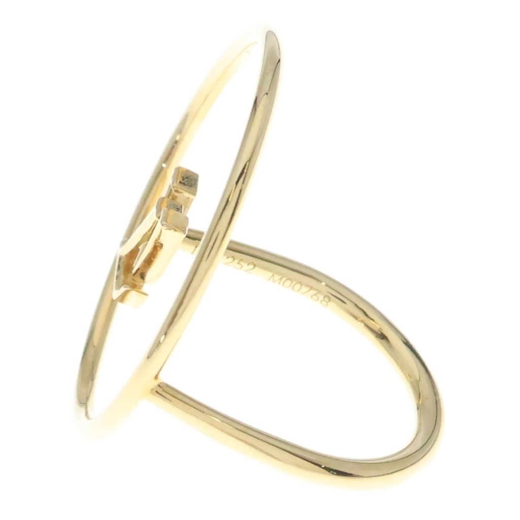 Louis Vuitton Bague LV Eclipse Logo Ring Gold — view 4