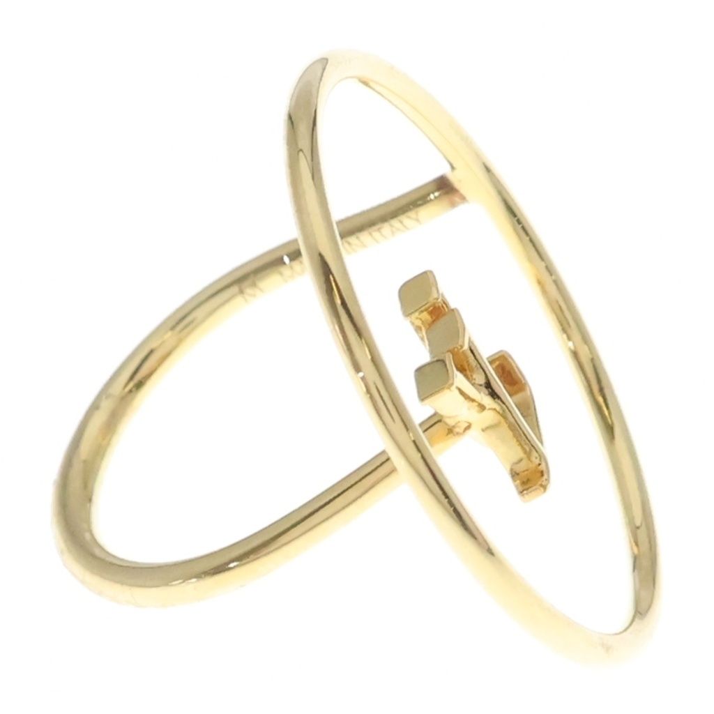 Louis Vuitton Bague LV Eclipse Logo Ring Gold — view 3