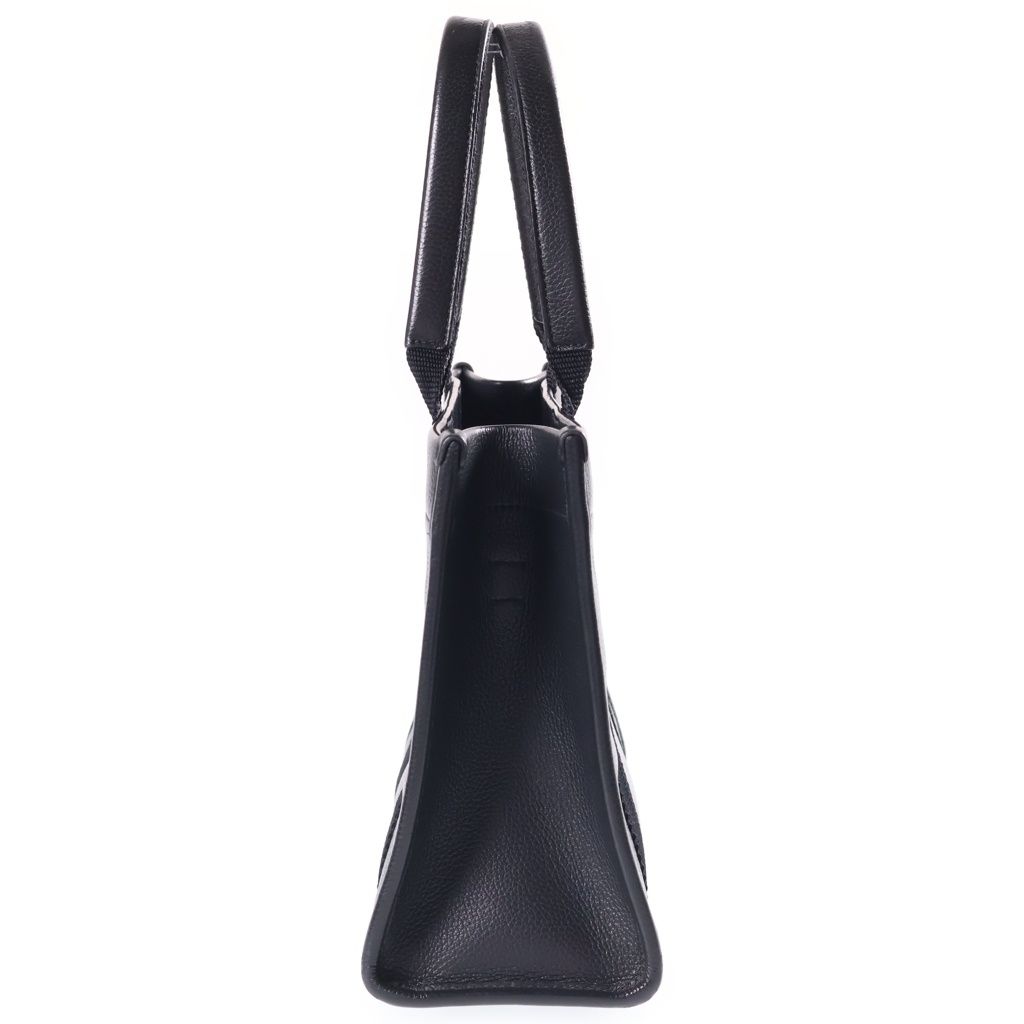 Balenciaga Logo Print Tote Bag Black — view 3
