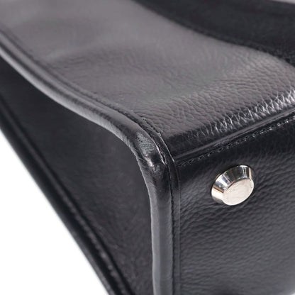 Balenciaga Logo Print Tote Bag Black — view 5
