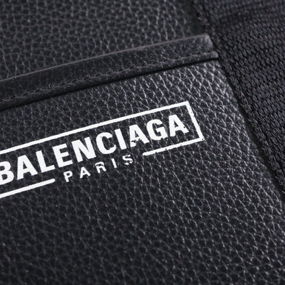 Balenciaga Logo Print Tote Bag Black — view 7