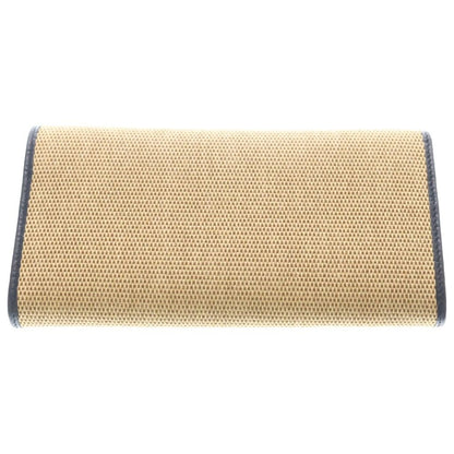 Gucci Horsebit Chain Shoulder Wallet Bag Beige Navy Canvas Leather — view 2