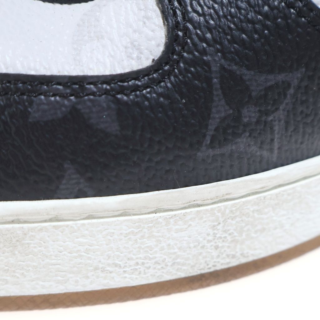 Louis Vuitton Rivoli Trainer Boot Sneakers Line Monogram Leather High Cut 9.5 — view 6