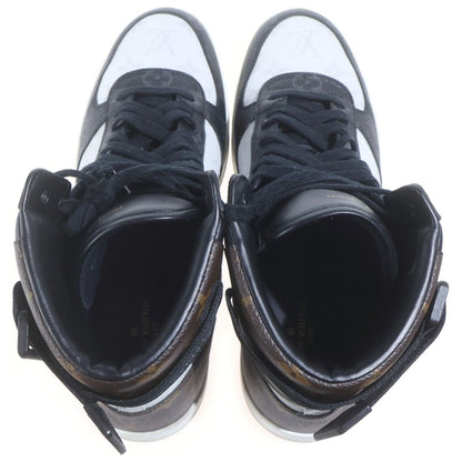 Louis Vuitton Rivoli Trainer Boot Sneakers Line Monogram Leather High Cut 9.5 — view 4