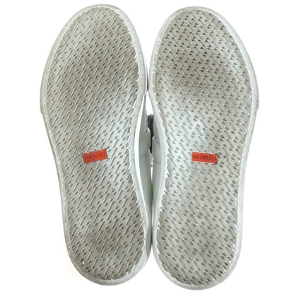 Hermes Game Kelly Buckle Leather Slip Ons White Slippers — view 5