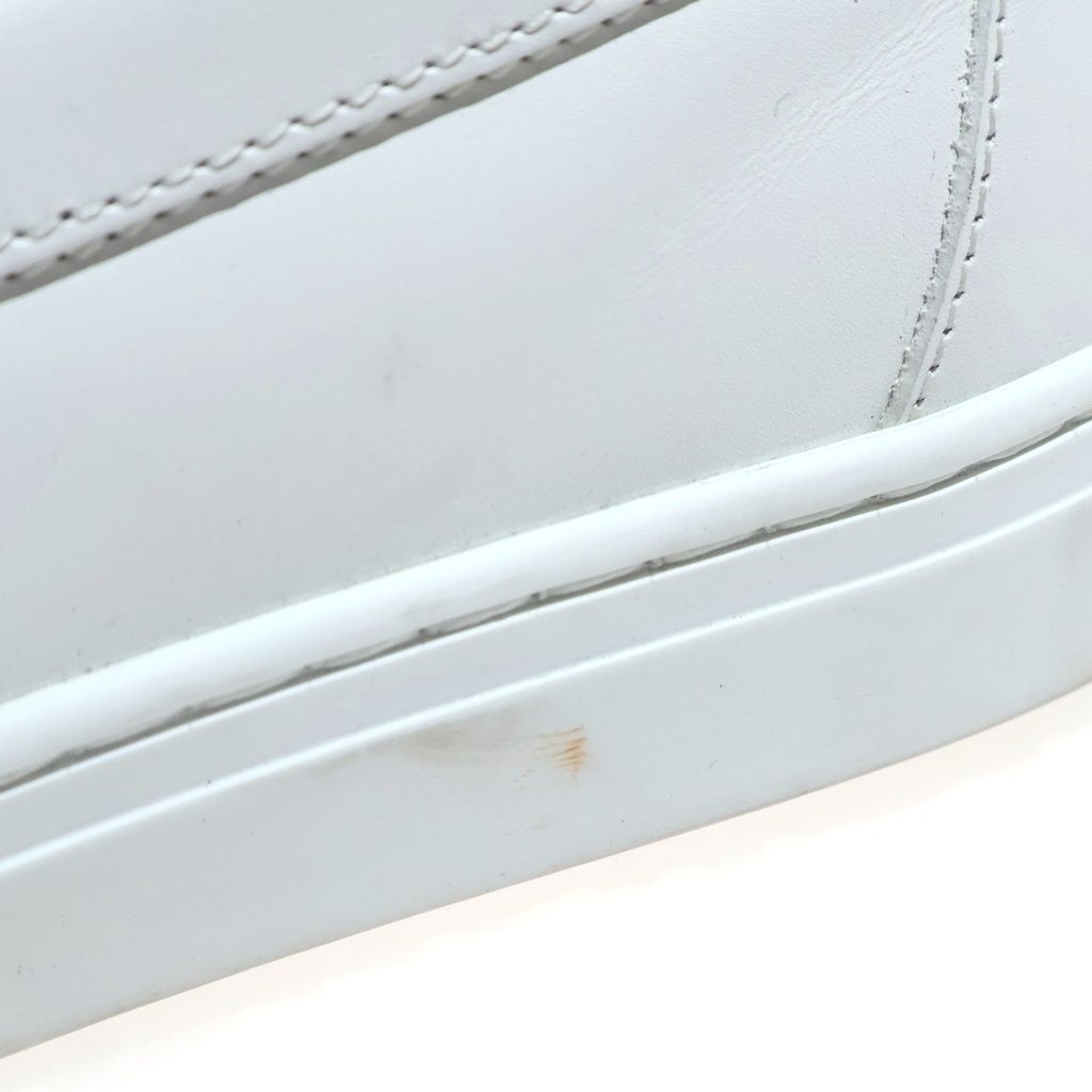 Hermes Game Kelly Buckle Leather Slip Ons White Slippers — view 6