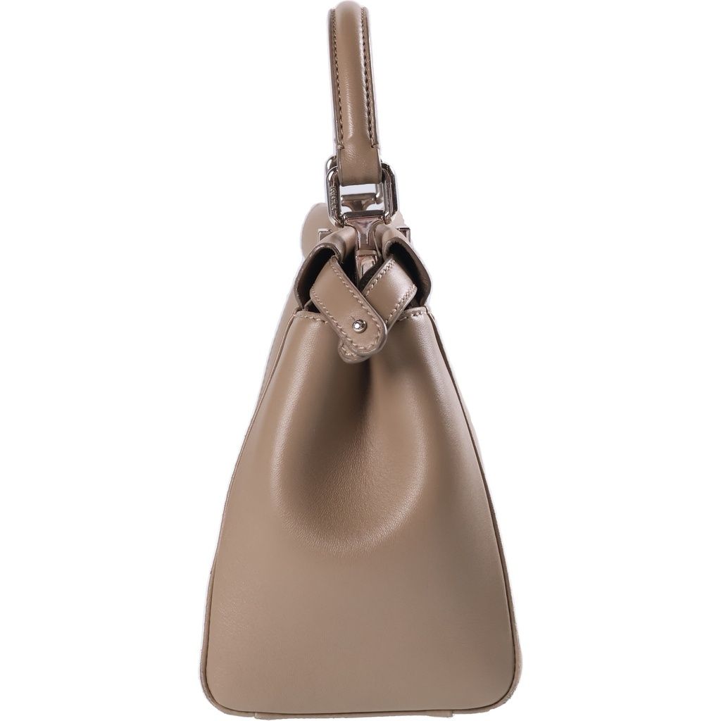 Fendi Peekaboo Mini 2-Way Shoulder Bag Handle Beige — view 3