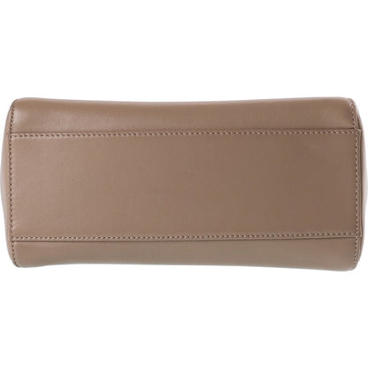 Fendi Peekaboo Mini 2-Way Shoulder Bag Handle Beige — view 4