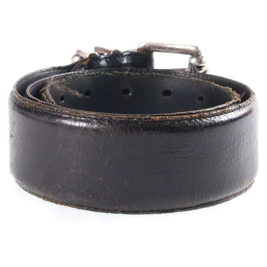 Chrome Hearts Blt Roller Double Pin Leather Belt — view 2