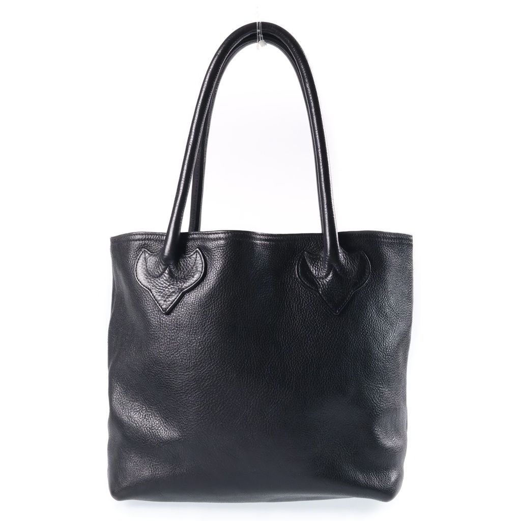 Chrome Hearts FS Tote Bag Leather Black with Cross Patch — view 2