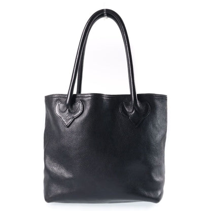 Chrome Hearts FS Tote Bag Leather Black with Cross Patch — view 2