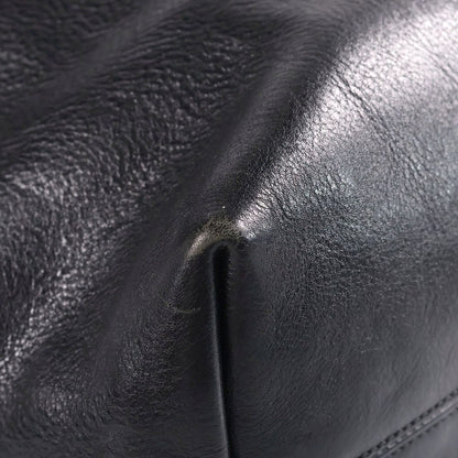 Chrome Hearts FS Tote Bag Leather Black with Cross Patch — view 6