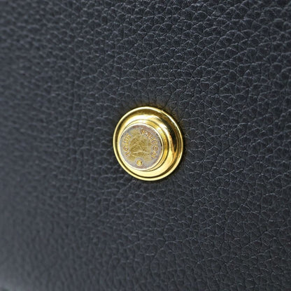 Louis Vuitton on My Side MM Handle Noir Leather Handbag — view 6