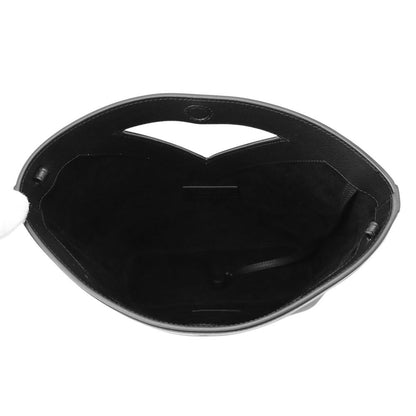 Saint Laurent Paris Handle Bucket Calf Leather 2-Way Black — view 6