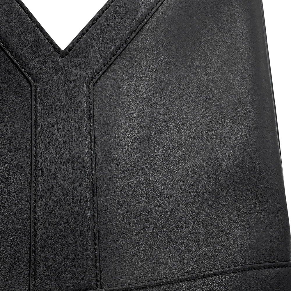 Saint Laurent Paris Handle Bucket Calf Leather 2-Way Black — view 7