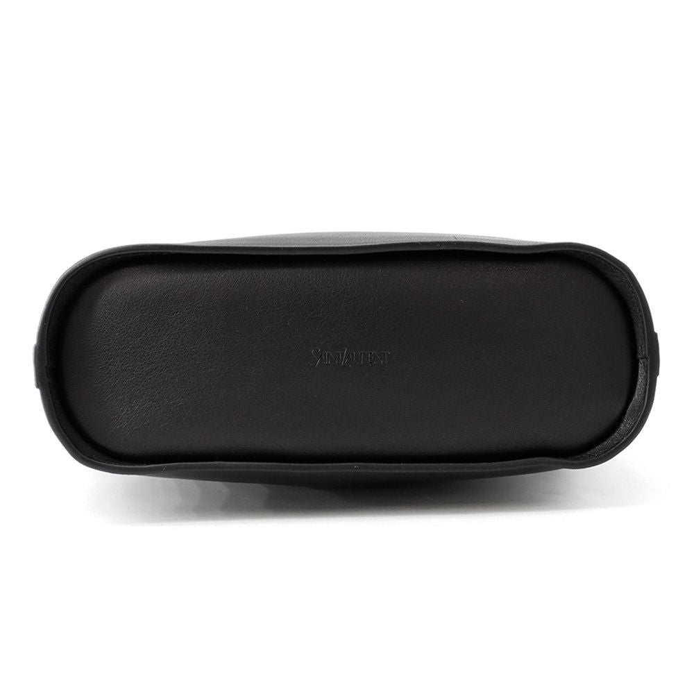 Saint Laurent Paris Handle Bucket Calf Leather 2-Way Black — view 3