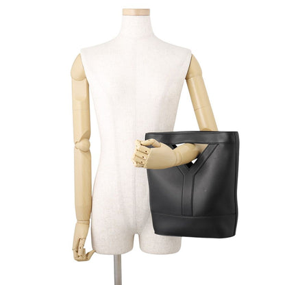 Saint Laurent Paris Handle Bucket Calf Leather 2-Way Black — view 4