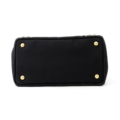 Prada Tote Bag Canapa View Canvas B Black — view 3