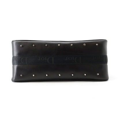 Dior Handle Hardcore Rhinestone 2-Way Shoulder Black Handbag — view 3