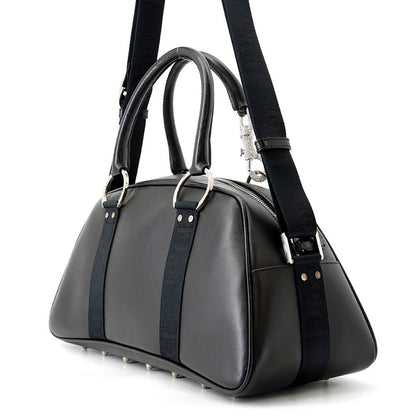 Dior Handle Hardcore Rhinestone 2-Way Shoulder Black Handbag — view 2