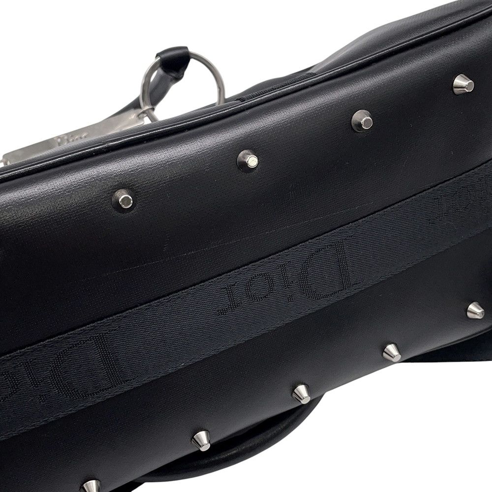 Dior Handle Hardcore Rhinestone 2-Way Shoulder Black Handbag — view 8