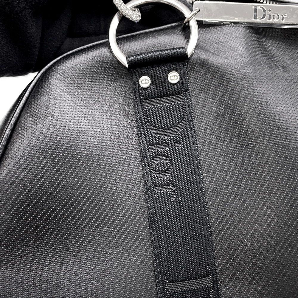 Dior Handle Hardcore Rhinestone 2-Way Shoulder Black Handbag — view 7