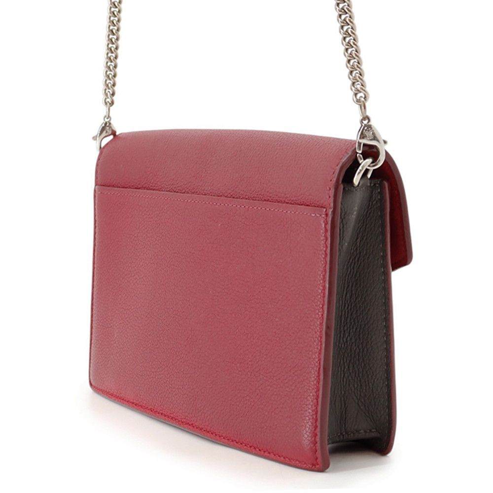 Louis Vuitton Chain Shoulder Bag Calf Leather Pochette Lockme — view 2