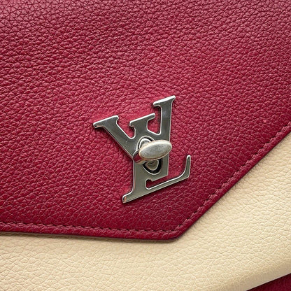 Louis Vuitton Chain Shoulder Bag Calf Leather Pochette Lockme — view 7