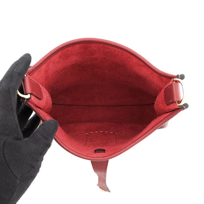 Hermes Shoulder Bag Evelyne 3 23 Rouge Ash Gold Taurillon Clemence — view 5