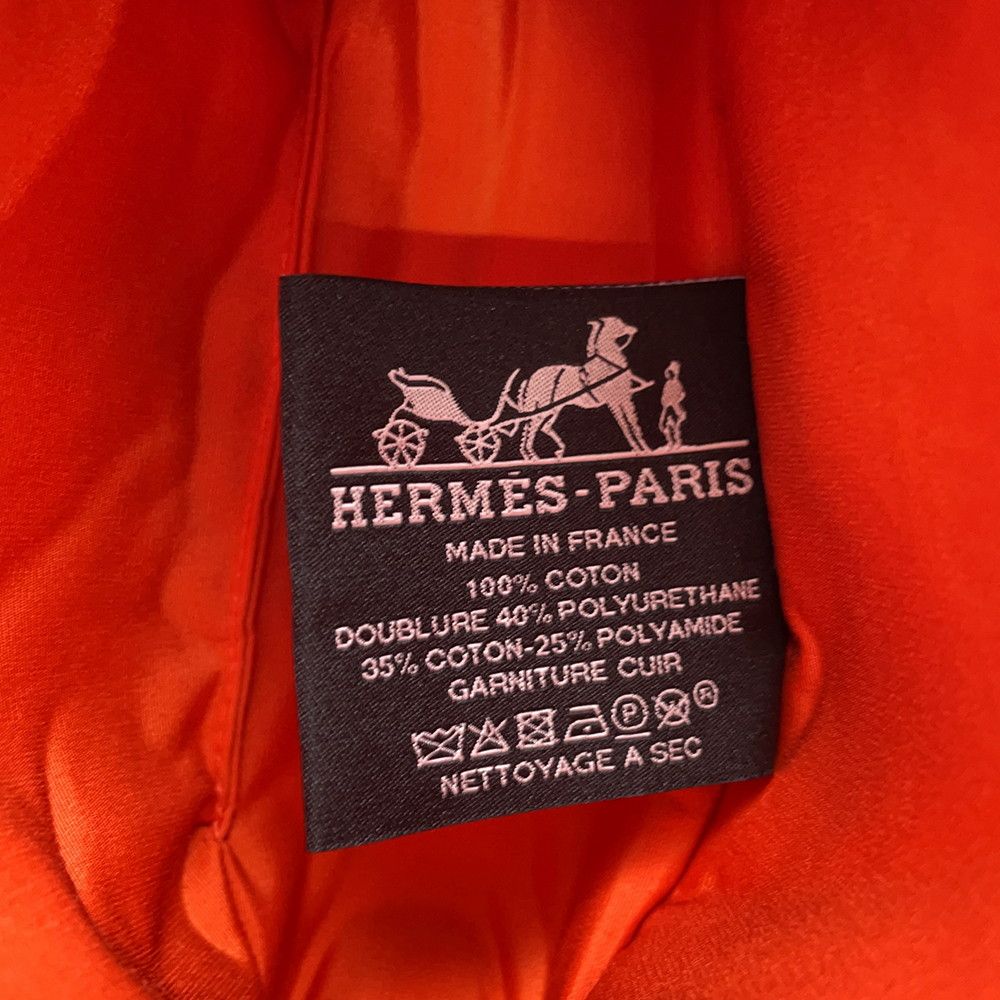 Hermes Pouch Bolide Mini Natural Silver Cotton Case — view 6