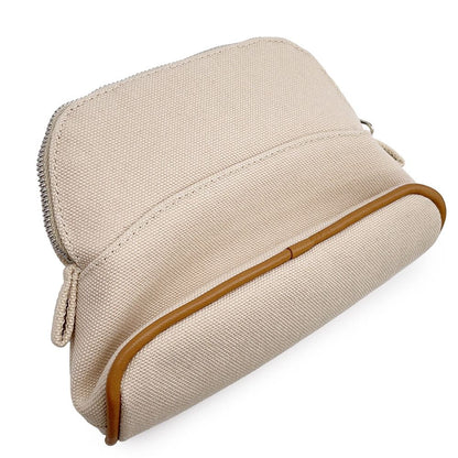 Hermes Pouch Bolide Mini Natural Silver Cotton Case — view 5