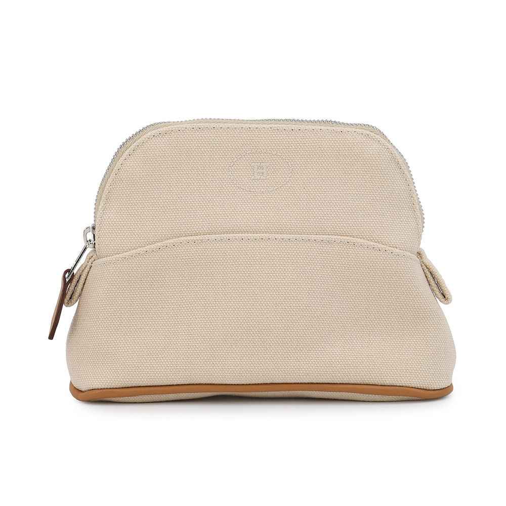 Hermes Pouch Bolide Mini Natural Silver Cotton Case