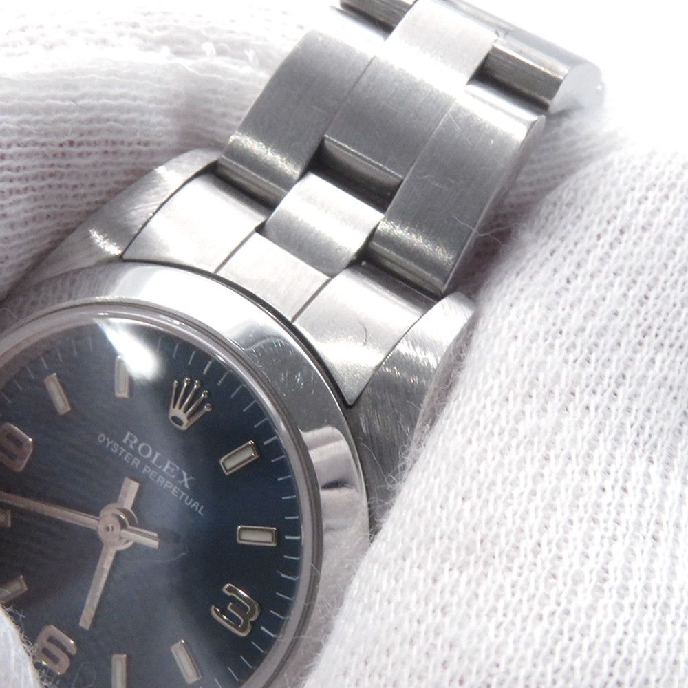 Rolex Oyster Perpetual 24 P Number Watch Blue Dial — view 5