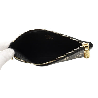 Louis Vuitton Pouch Monogram Empreinte Pochette Trio LV Crafty M Black — view 4