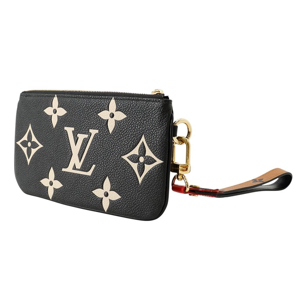 Louis Vuitton Pouch Monogram Empreinte Pochette Trio LV Crafty M Black — view 2