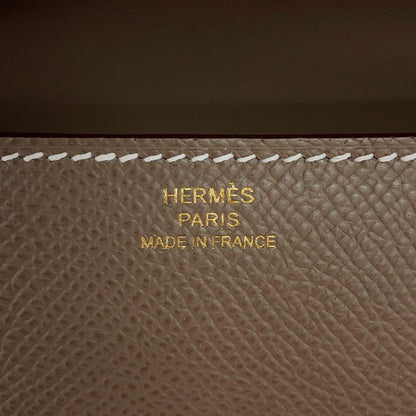 Hermes Constance Elan Miroir Etoupe Pink Gold Epsom Shoulder Bag — view 8