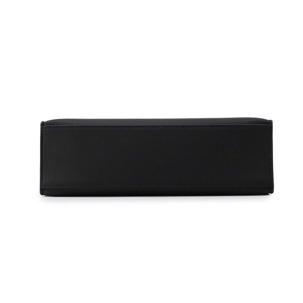 Hermes Handbag Pochette Kelly Black Gold Swift Bag — view 3