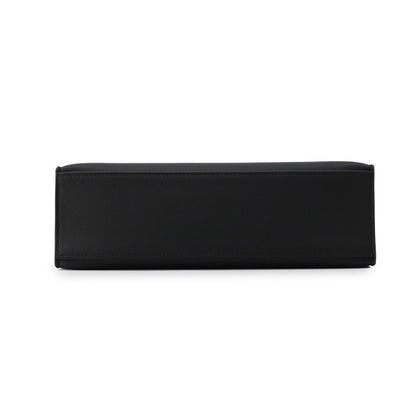 Hermes Handbag Pochette Kelly Black Gold Swift Bag — view 3