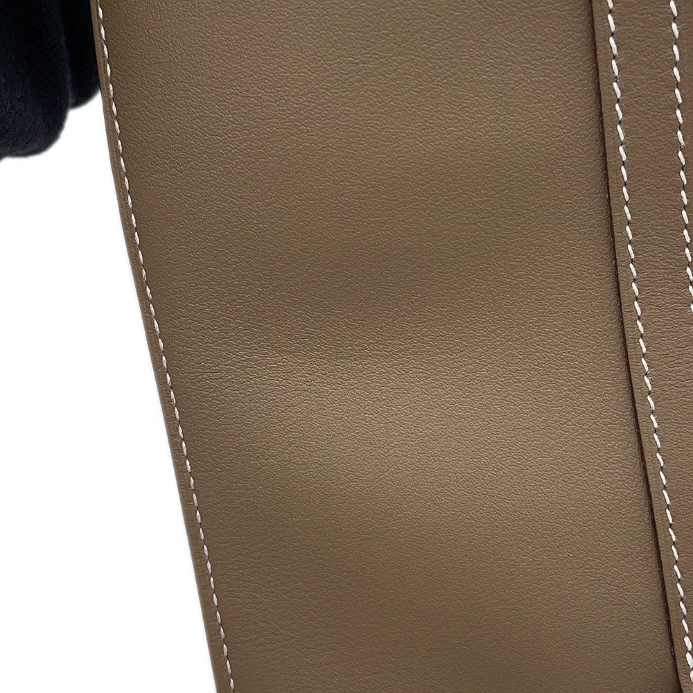 Hermes Shoulder Bag Glenan to Go Etoupe Silver Swift — view 8