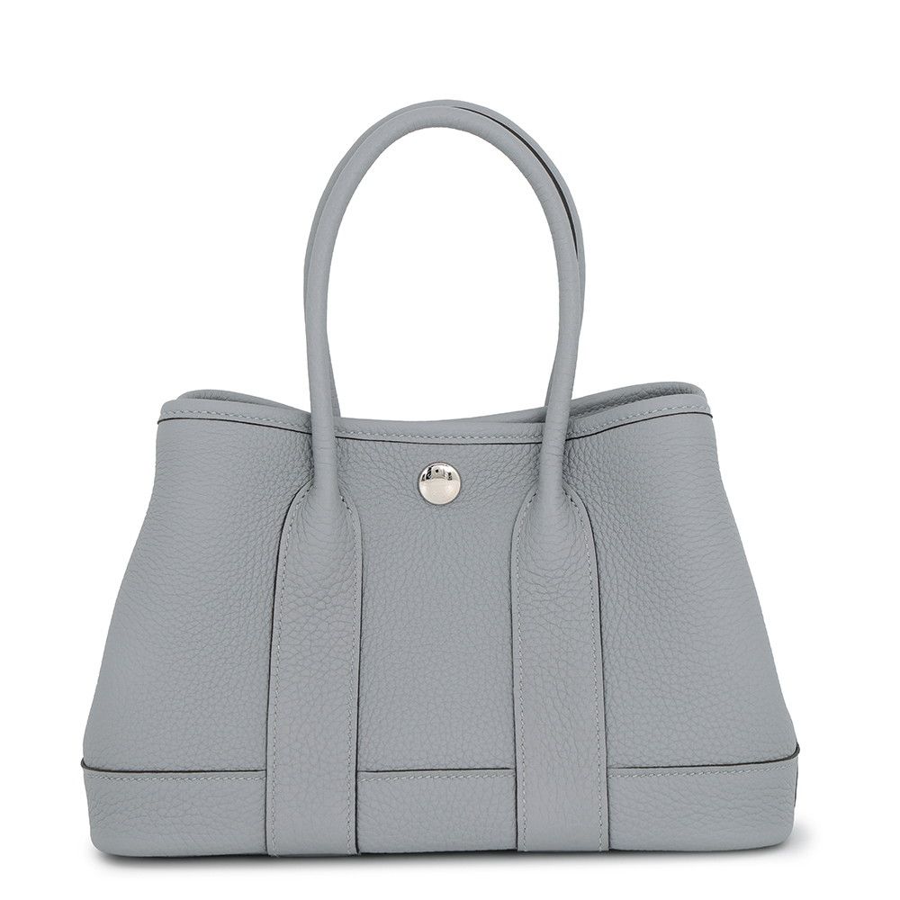Hermes Tote Bag Neo Garden 23 Party Gris Perle Silver Togo