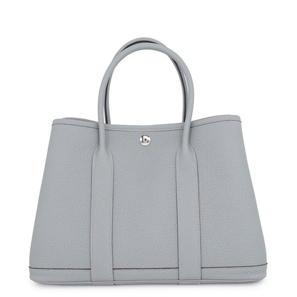 Hermes Tote Bag Garden Party TPM Gris Perle Silver Negonda