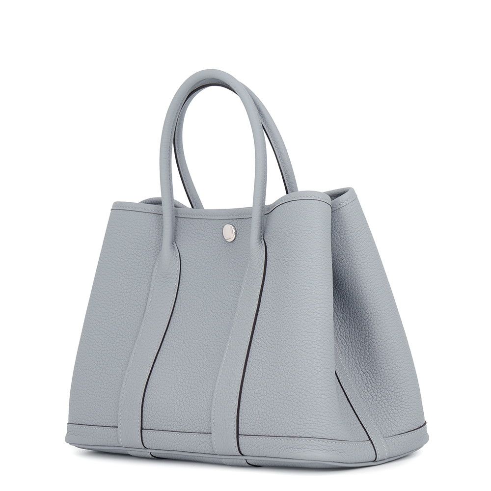 Hermes Tote Bag Garden Party TPM Gris Perle Silver Negonda — view 2