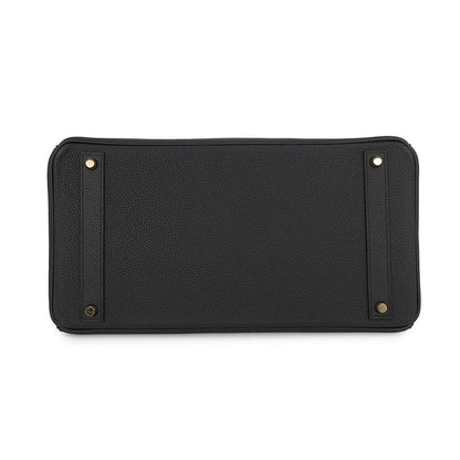 Hermes Birkin 40 Black Gold Togo Handbag — view 3