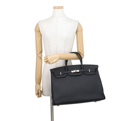 Hermes Birkin 40 Black Gold Togo Handbag — view 4